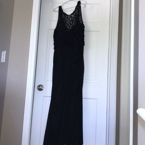 David’s Bridal Black Long Dress